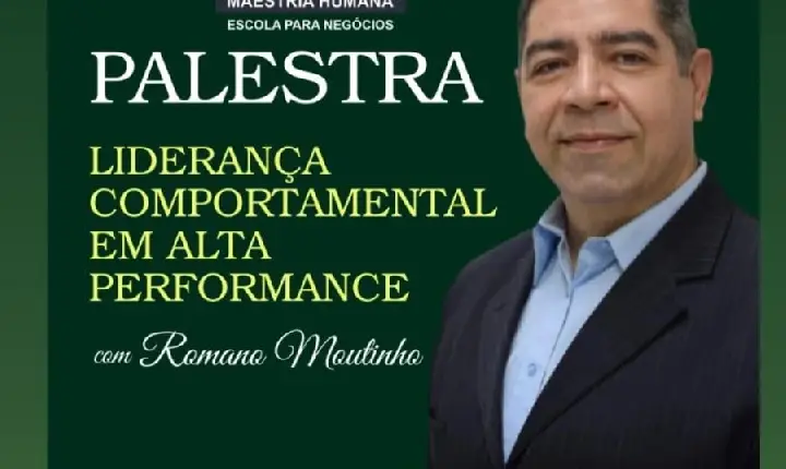 Liderar com propósito: São Domingos recebe palestra gratuita sobre alta performance e inteligência emocional.