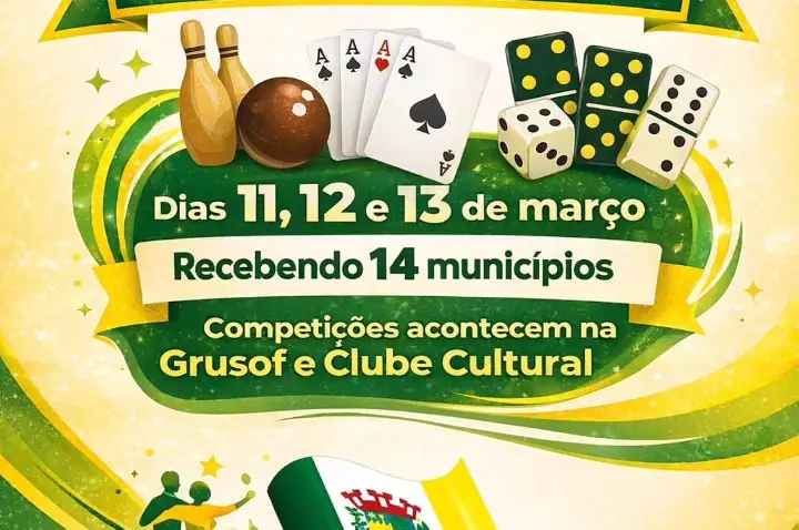 São Domingos será sede dos JASTI e receberá atletas da terceira idade de 14 municípios da região